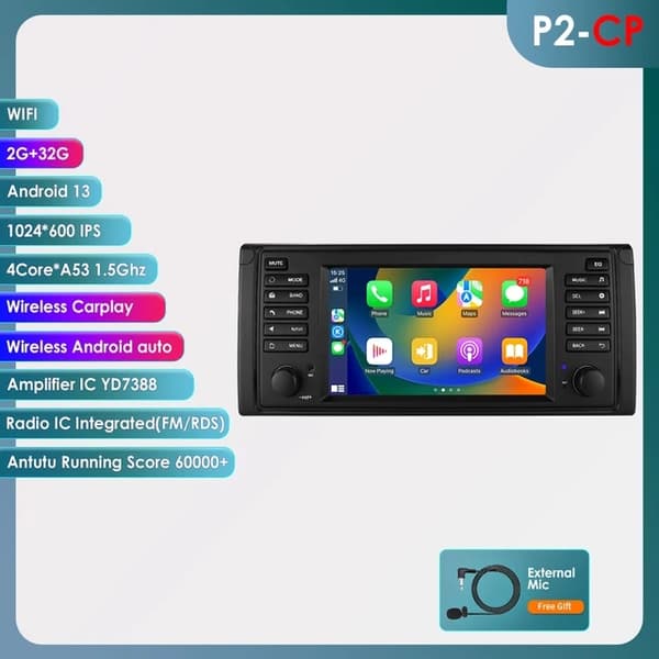 Auton GPS-radio, monimedia-soitin, Android-käyttöjärjestelmä, España, S6 (8-ydin 6G 64G) AI