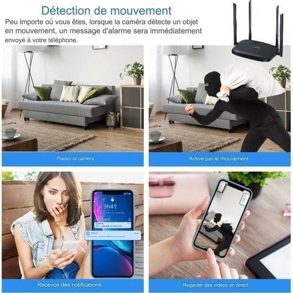 Ruttkamera - Ej specificerad - 4K - Rörelsedetektor - Wifi - Synvinkel 120°