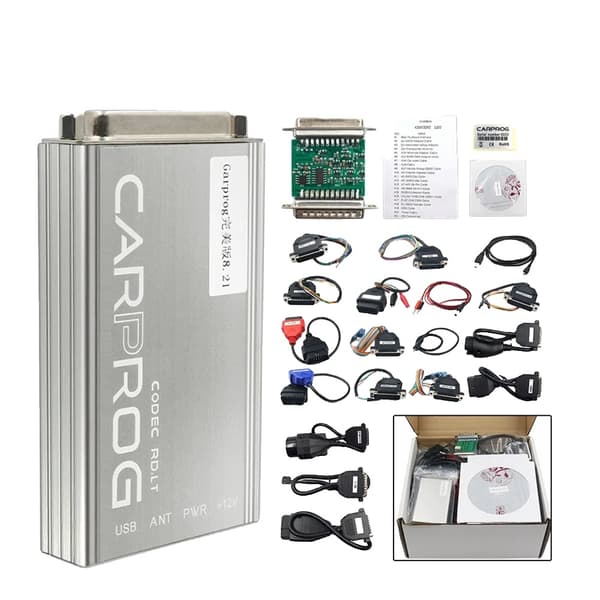 Carprog V1377, Verkkopohjainen ECU-viritys, Airbagin nollaus, Carprog V821 Set Carprog V8.21 Set