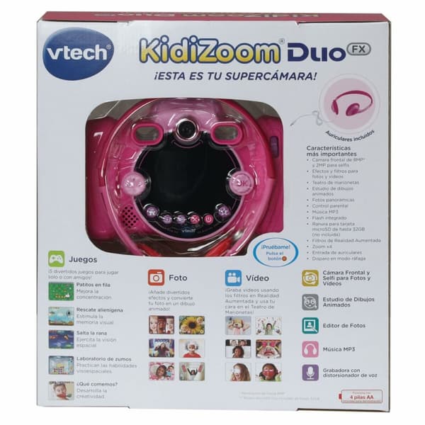 Kamera för barn Vtech Kidizoom Duo DX Rosa