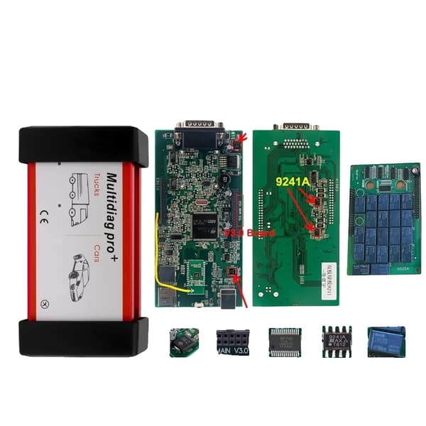 Diagnostiikkatyökalu, Bluetooth-yhteys, Kaksois-PCB-tekniikka, BT DS Vanha kuori
