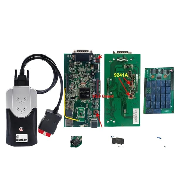 Diagnostiikkatyökalu, Bluetooth-yhteys, Kaksois-PCB-tekniikka, BT DS Vanha kuori