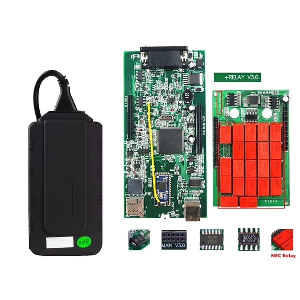 Diagnostiikkatyökalu, Bluetooth-yhteys, Kaksois-PCB-tekniikka, BT DS Vanha kuori