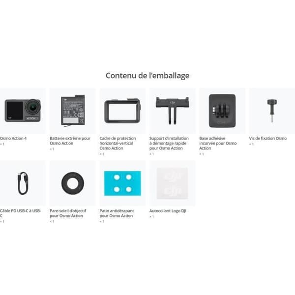 Dji kamera osmo action 4 standardkombo