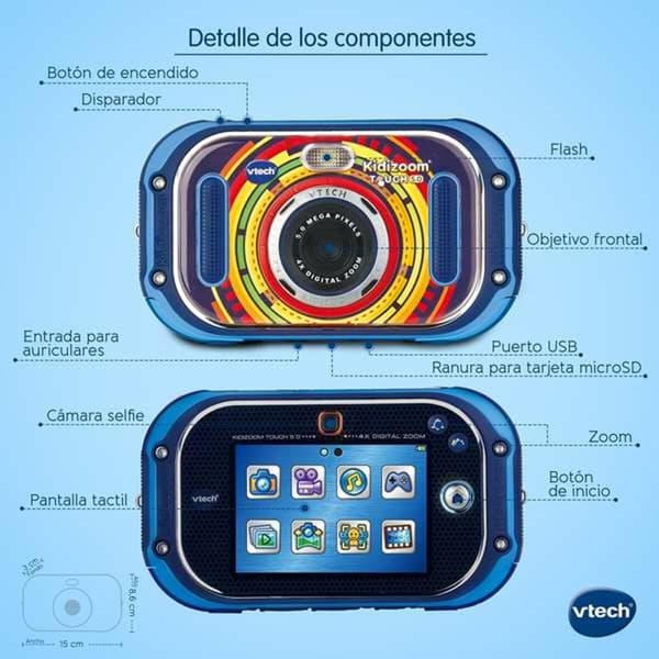 Digitalkamera för barn Vtech Kidizoom Touch 3,5" 5 Mpx