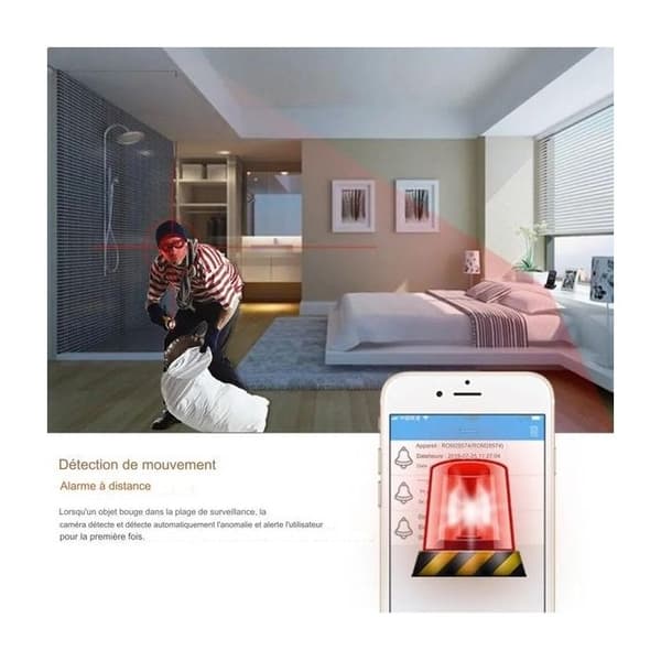 USB-hub med 7 portar - Spionkamera - WiFi - HD 1080P - Rörelsedetektor - Svart