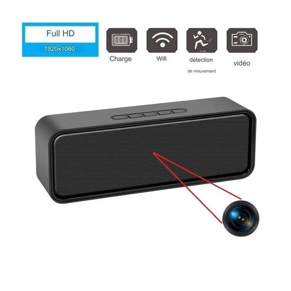 Bluetooth-högtalare - Ospecificerad - Spionkamera - HD 1080P - 4K - Nattvision