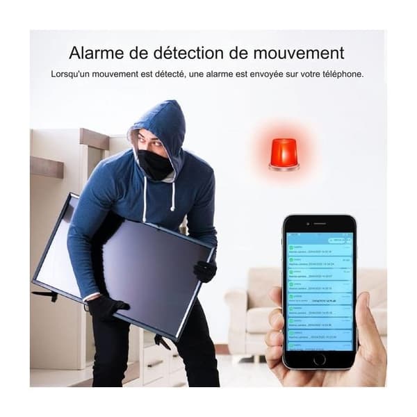 Väckarklocka Spionkamera - Ej specificerad - 4K - Wi-Fi - Infraröd Vision - Rörelsedetektion