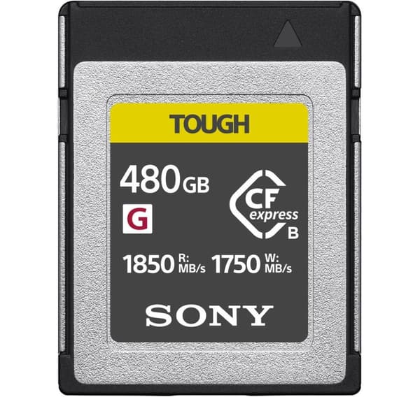 Sony hukommelseskort CFexpress Type B 480GB Slidstærkt