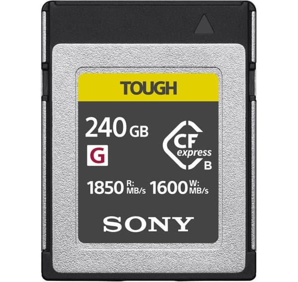 Sony hukommelseskort CFexpress Type B 240GB Slidstærkt