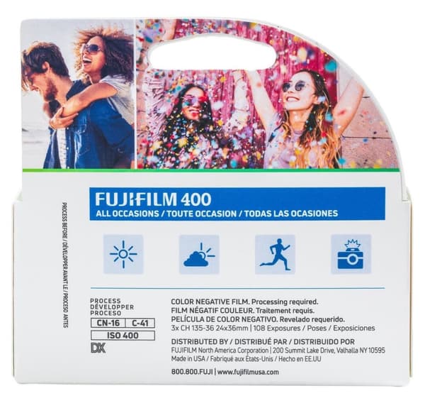 Fujifilm film 400/36x3