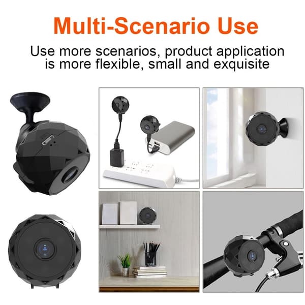 Hemövervakning WiFi-kamera Mobiltelefon Fjärrövervakning Night Vision-kamera