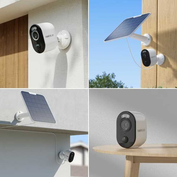 Reolink Argus Series B350 - 4K ulkona toimiva akku Wi-Fi-kamera, henkilön/ajoneuvon/eläimen tunnistus, värillinen yönäkö