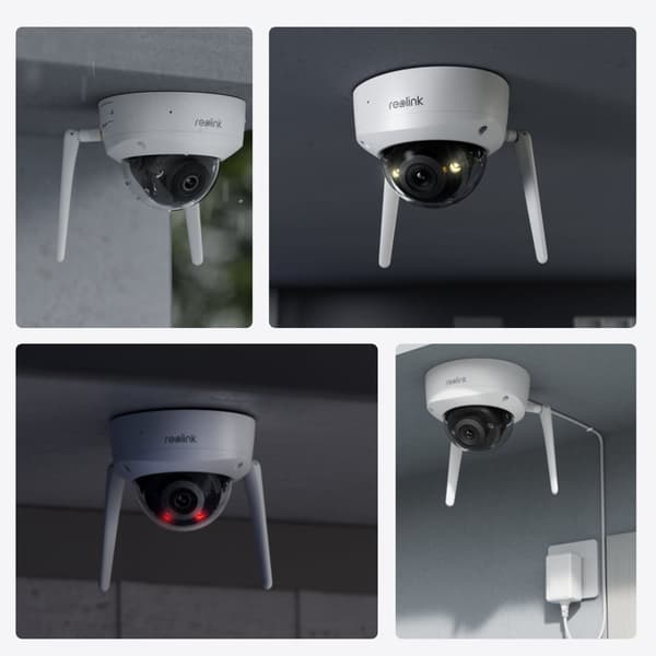 Reolink | 4K Ultra HD IK10 Vandalsikkert kamera | W437 | Kuppel | 8MP | 2,7-13,5 mm | IP67-klassificering | H.265 | Micro SD, Max 256 GB