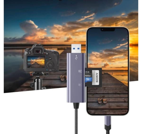 Tech-Protect kortleser Ultraboost SD/microSD Lightning/USB