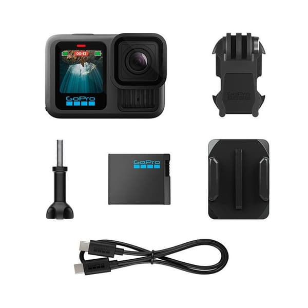 Sportkamera - GoPro - HERO 13 Black - Vattentät - Video 5.3K60 - Kompatibel med HB objektiv
