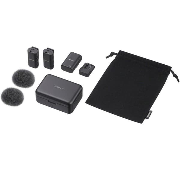 Sony trådløs mikrofon ECM-W3 x2 + opladningsetui