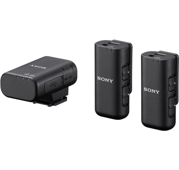 Sony trådløs mikrofon ECM-W3 x2 + opladningsetui