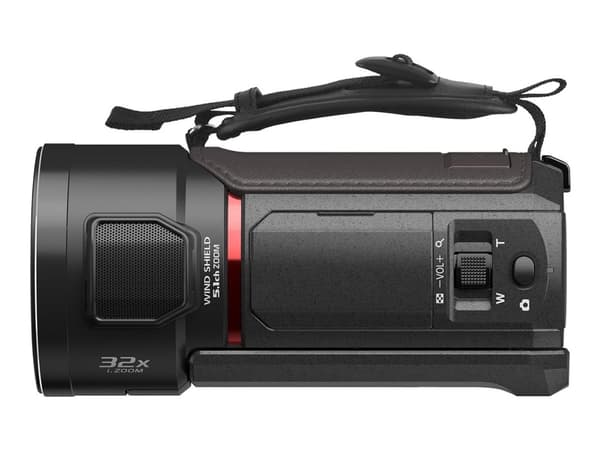 Panasonic HC-VX3E-K, 8.57 MP, MOS BSI, 25.4 / 2.5 mm (1 / 2.5"), 4K Ultra HD, 7.62 cm (3"), LCD