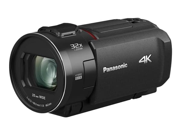 Panasonic HC-VX3E-K, 8.57 MP, MOS BSI, 25.4 / 2.5 mm (1 / 2.5"), 4K Ultra HD, 7.62 cm (3"), LCD
