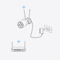 Miniatyrbillede 3 af 4: Reolink W320 - 5MP udendørs sikkerhedskamera, 2.4/5 GHz Wi-Fi, person-/køretøjs-/dyredetektion, 100 fods nattesyn