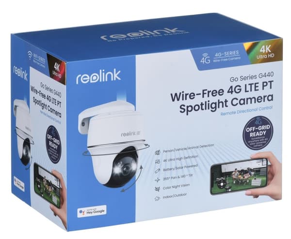 Reolink Go Series G440 Dome IP-sikkerhedskamera Indendørs og udendørs 3840 x 2160 pixels Væg