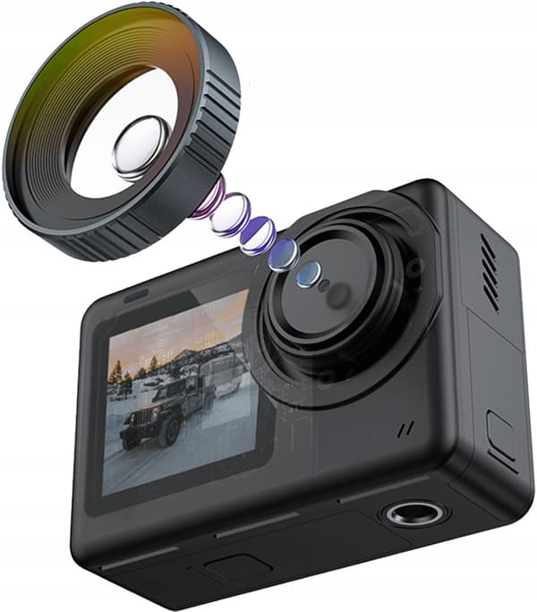 SJCAM SJ10 PRO DUAL SCREEN 4K 60 FPS URHEILUKAMERA