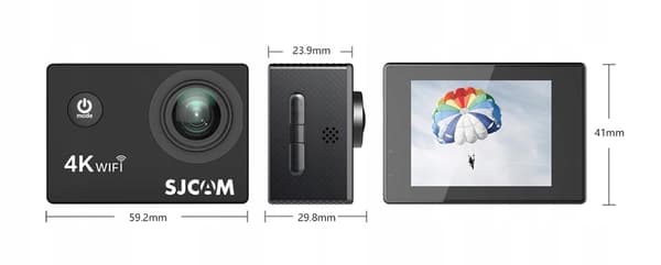 SJCAM SJ4000 AIR WIFI 4K 30FPS SPORTKAMERA