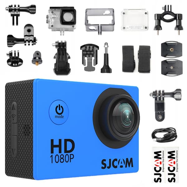SJCAM SJ4000 1080P FULL HD URHEILUKAMERA VEDENPITÄVÄ MOTO LISÄVARUSTEET