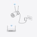Miniatyrbillede 2 af 4: Reolink Duo Series W730 - 4K udendørs Wi-Fi-kamera, dobbeltobjektiv, 180° panoramaudsigt, person-/køretøjs-/dyreregistrering