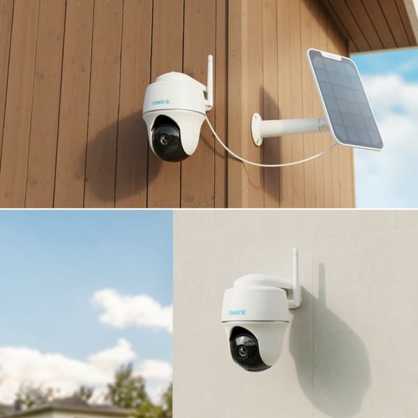 Reolink Argus Series B420 - 3MP udendørs batteri Wi-Fi-kamera, Pan & Tilt, Person/Køretøjsregistrering, To-vejs Audio