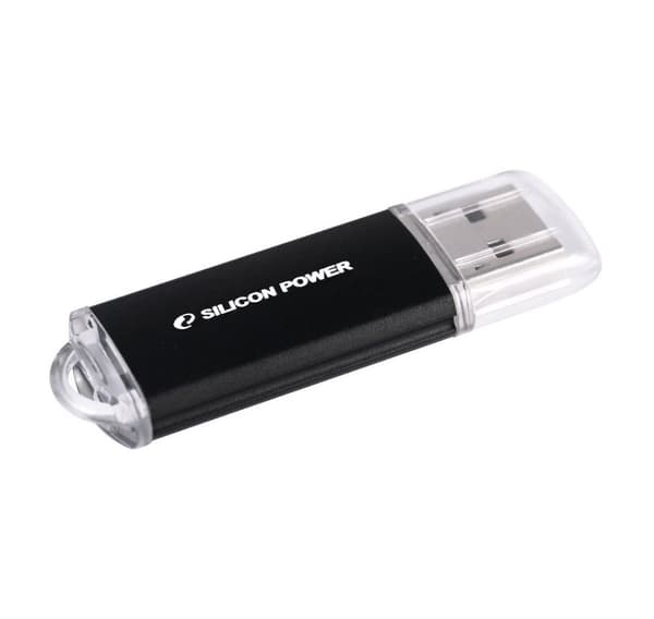 Silicon Power flash-stasjon 8GB Ultima II i-Series, svart