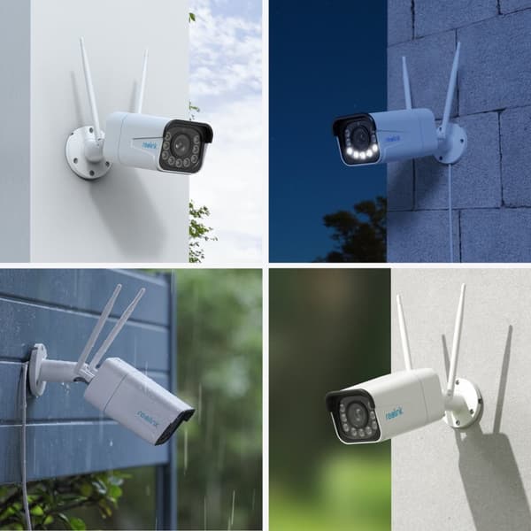 Reolink W430 - 4K udendørskamera, næste generations Wi-Fi 6, 5X optisk zoom, person-/køretøjs-/dyreregistrering, farve nattesyn