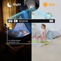 Miniatyrbild 2 av 11: Intelligent WiFi-kamera Uppspelning i realtid Panoramautsikt Övervakningskamera