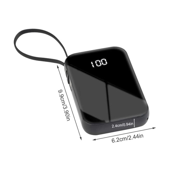 1080P HD WiFi-kamera 5000mAh bærbar powerbank sikkerhetskamera
