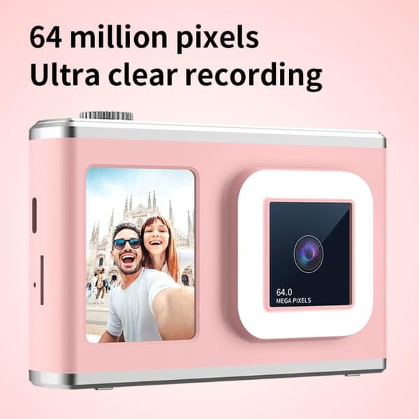 2,4" Skärm Dual Lens Videoinspelning CCD Digitalkamera med 32GB kort + Läsare