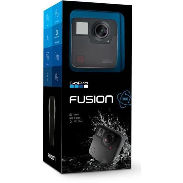 GOPRO FUSION 5.2K sportkamera - VR-funktion - 360° video- och fotoinsamling