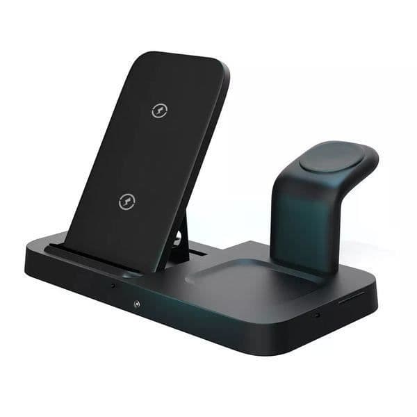 Laddare med 3 induktionsladdare för wifi Full HD spionkamera