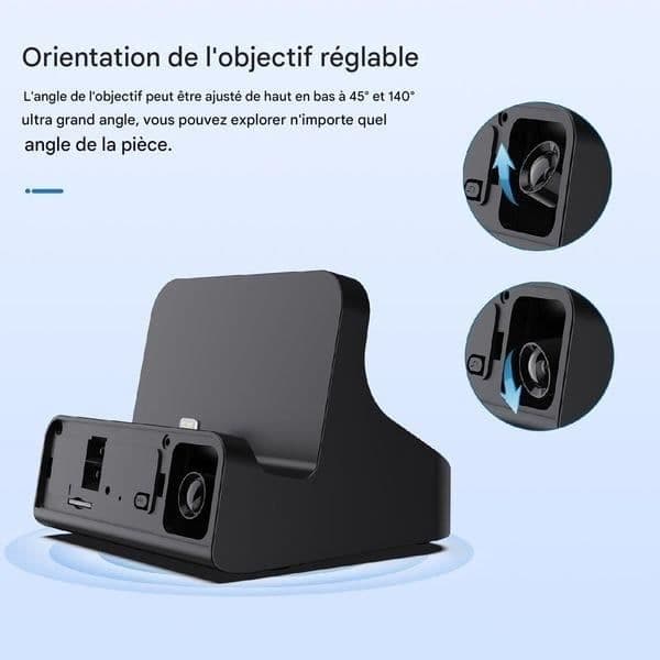 Laddstation - Kompatibel med Lightning - Spionkamera - 2K - Nattseende - Obegränsad batteritid