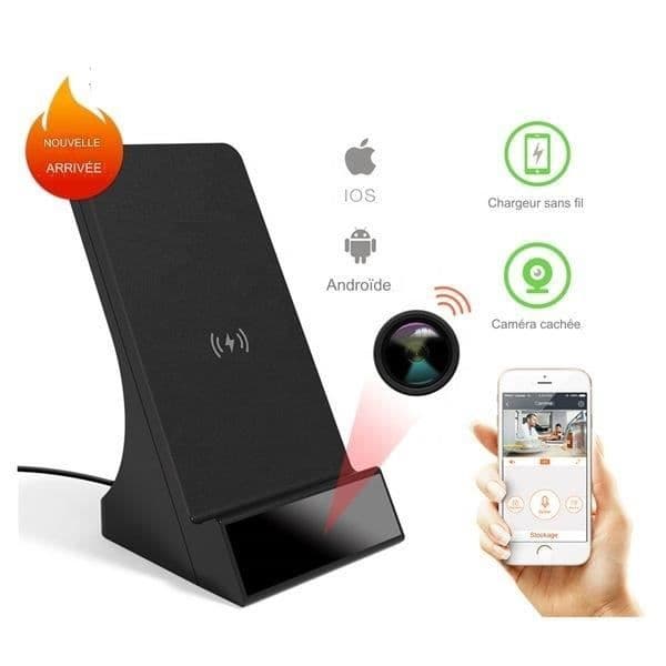 Laddstation - Ej specificerad - Spionkamera 2K - Wifi - Nattvision - 120° vinkel