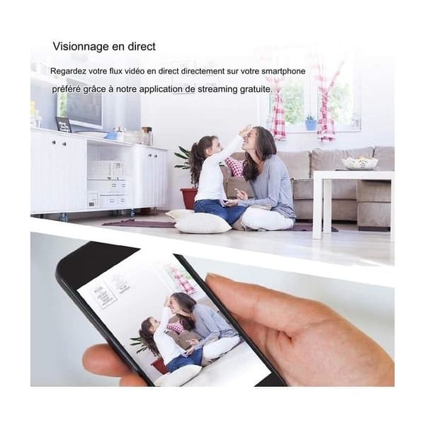 Powerbank - Ej specificerad - 10 000 mAh - Wifi spionkamera - 1080P HD - 32 GB minne