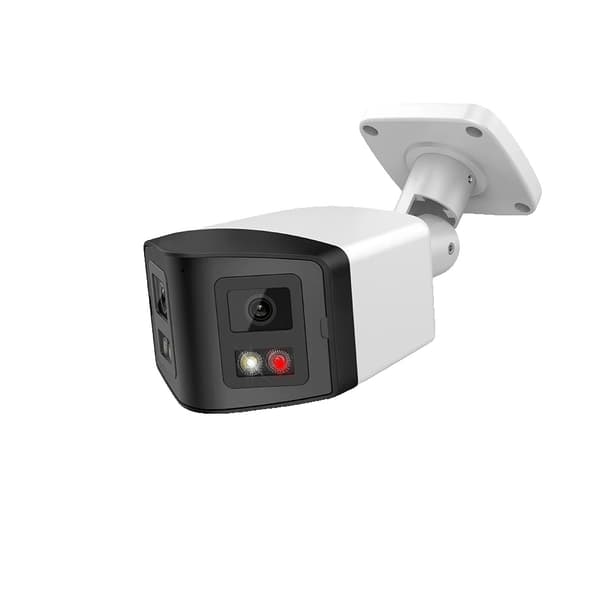4MP Kaksoislinsseillä varustettu turvakamera, 30M IR-etäisyys, Plug & Play Hikvision NVR:n kanssa,Luoti
