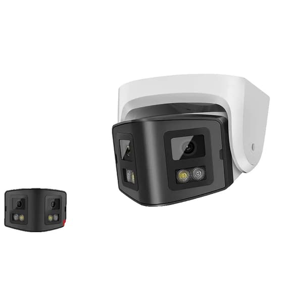 4MP Kaksoislinsseillä varustettu turvakamera, 30M IR-etäisyys, Plug & Play Hikvision NVR:n kanssa,Torni