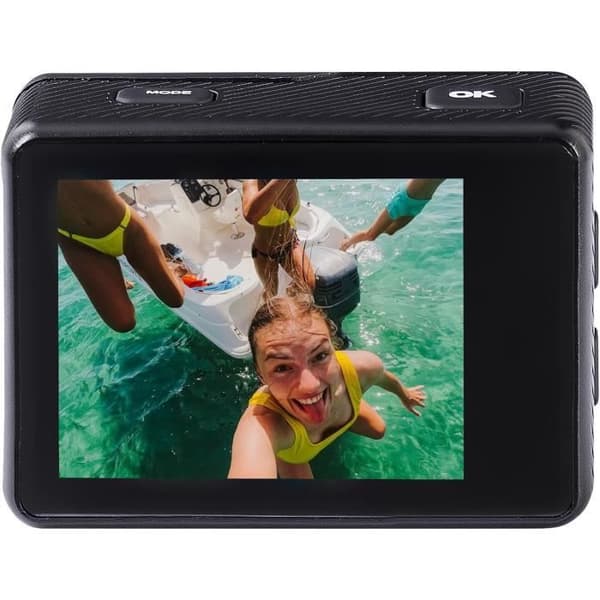 Actionkamera 4K - Trevi - GO 2550 - Vattentät upp till 30 m - Wi-Fi - Dubbel TFT-skärm