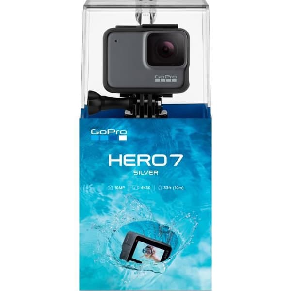 GOPRO HERO7 SILVER Action Cam - Silver- USED