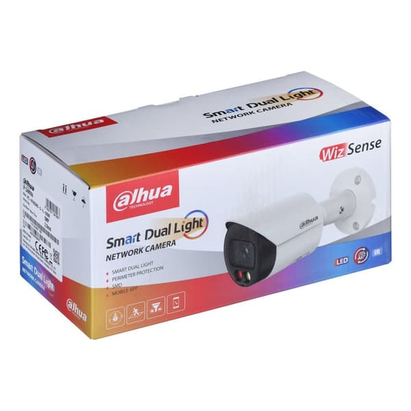IP-kamera DAHUA IPC-HFW2549S-S-IL-0280B Hvid