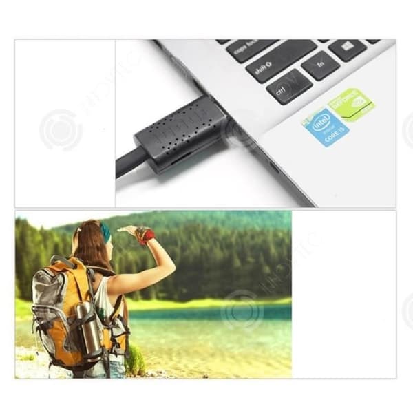 INN® Bärbar USB-kamera Trådlös kamerafläkt Small Home WiFi Mobiltelefon Fjärrmonitor