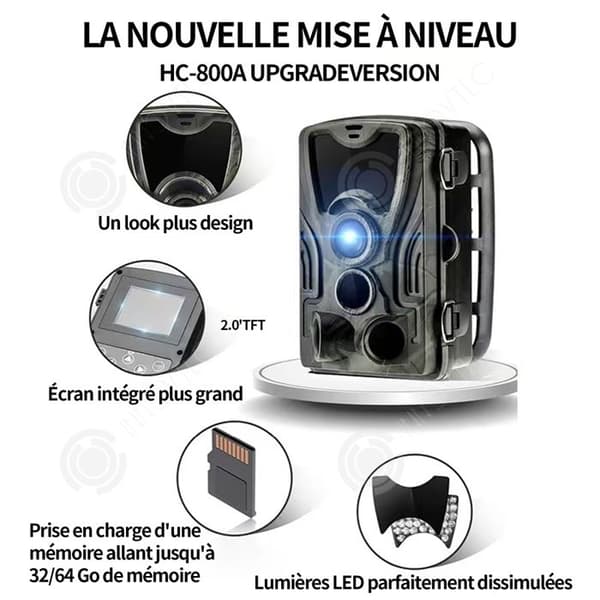 INN 1080P Jaktkamera 6 månader Standbytid Utomhussport Liten kamera HD Night Vision Infraro Night Vision