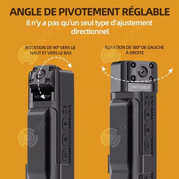 INN Brusreducerande kamera 1080p batteritid 6-8 timmar stöd för infraröd mörkerseende funktion nr