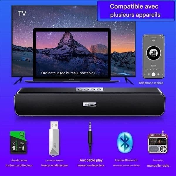 Bluetooth-högtalare - Spion - Full HD 1080P - Wifi - Nattvision - 110° synvinkel